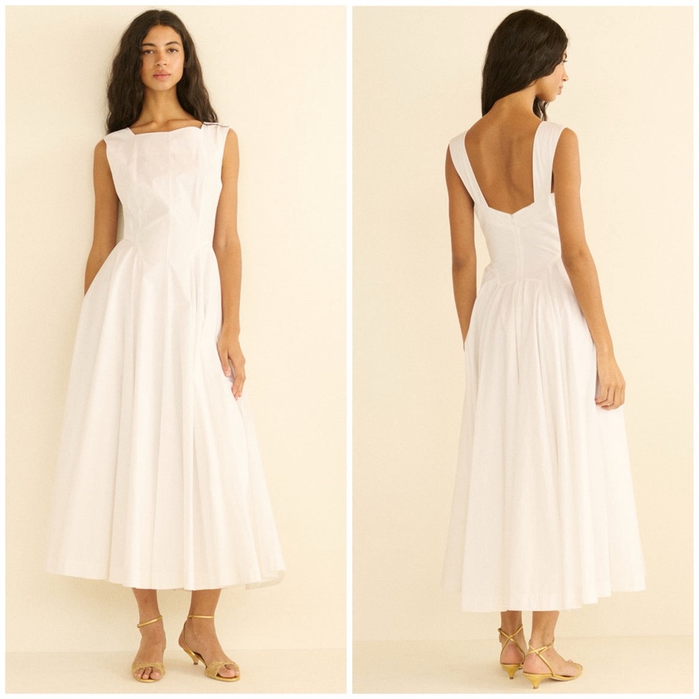 NWT Doen Rivière Dress Salt - Picture 4 of 11